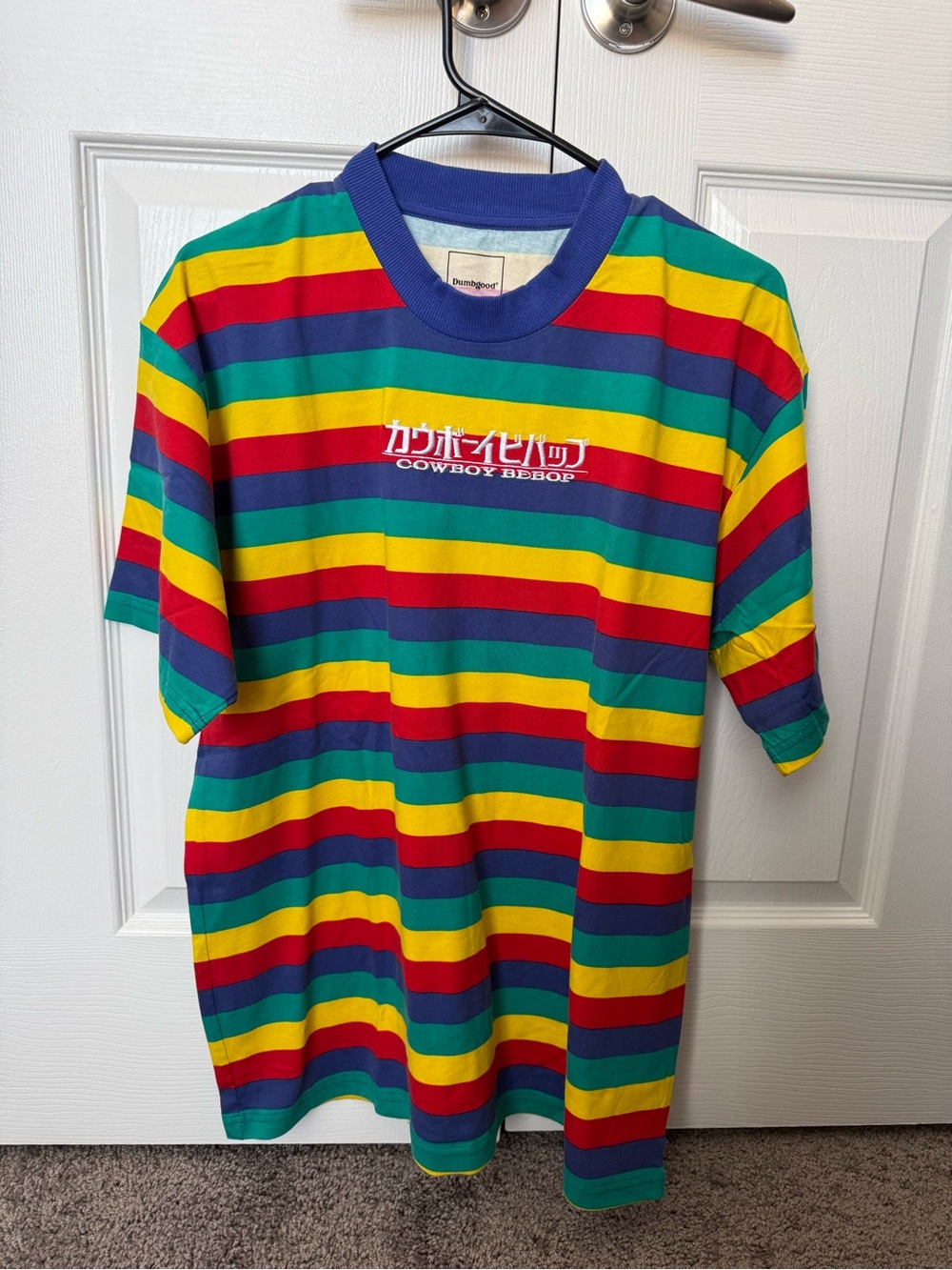 Dumbgood Cowboy Bebop Striped Graphic Tee